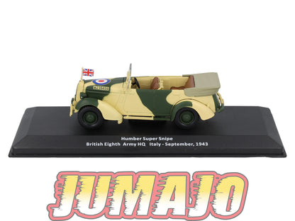 VM53 Voiture 1/43 IXO Altaya Militaire Humber Super Snipe Italie 1943