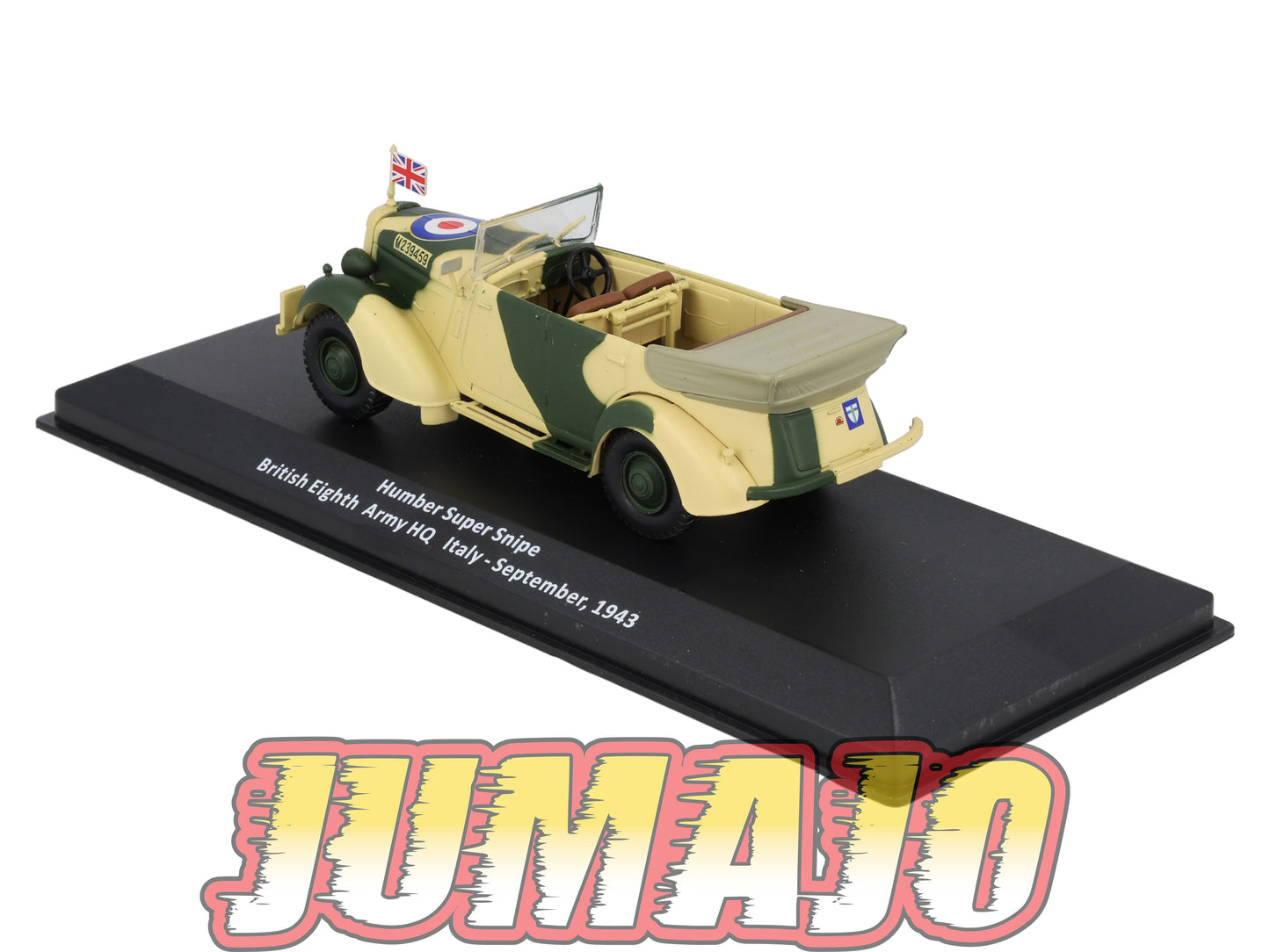 VM53 Voiture 1/43 IXO Altaya Militaire Humber Super Snipe Italie 1943