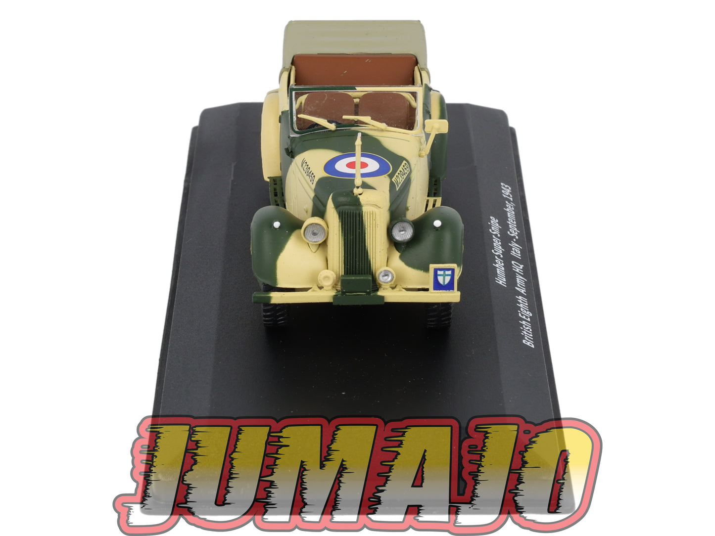 VM53 Voiture 1/43 IXO Altaya Militaire Humber Super Snipe Italie 1943