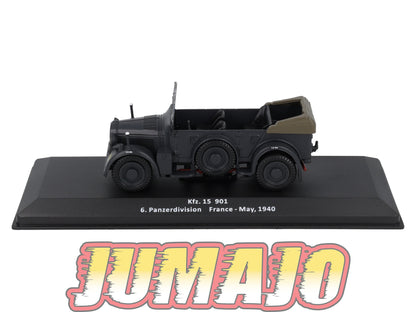 VM57 Voiture 1/43 IXO Altaya Militaire : Kfz.15 901 6. Panzerdivision France 1940
