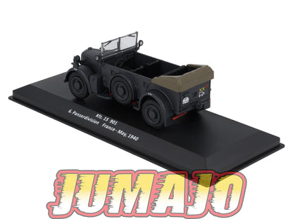 VM57 Voiture 1/43 IXO Altaya Militaire : Kfz.15 901 6. Panzerdivision France 1940