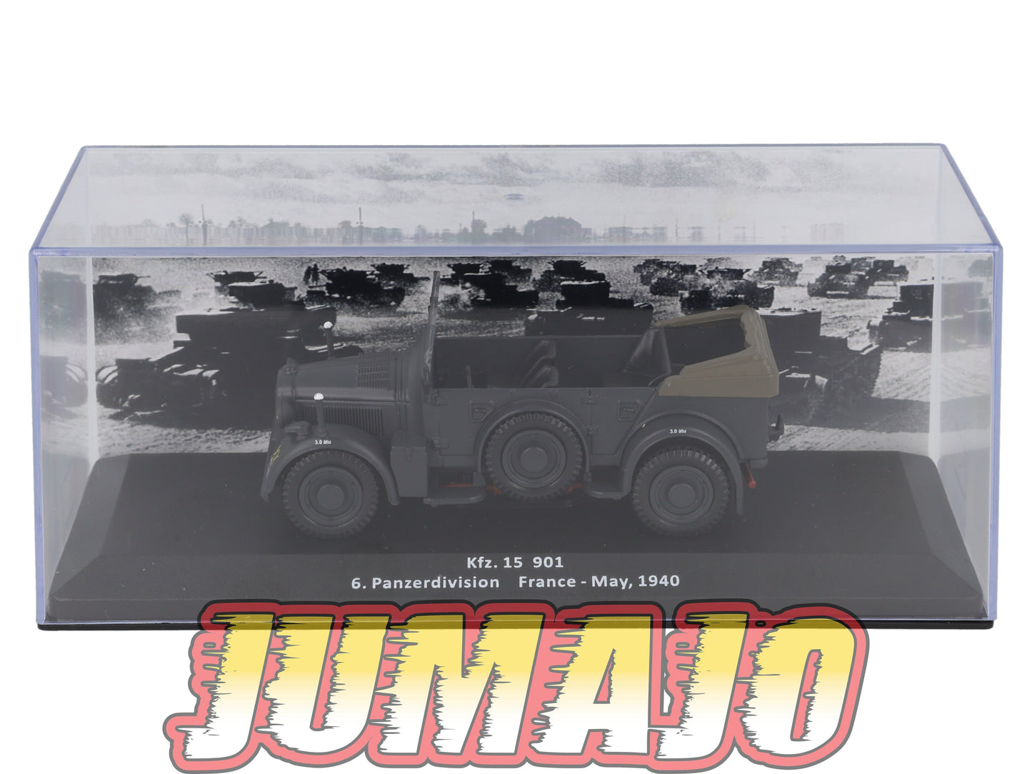 VM57 Voiture 1/43 IXO Altaya Militaire : Kfz.15 901 6. Panzerdivision France 1940