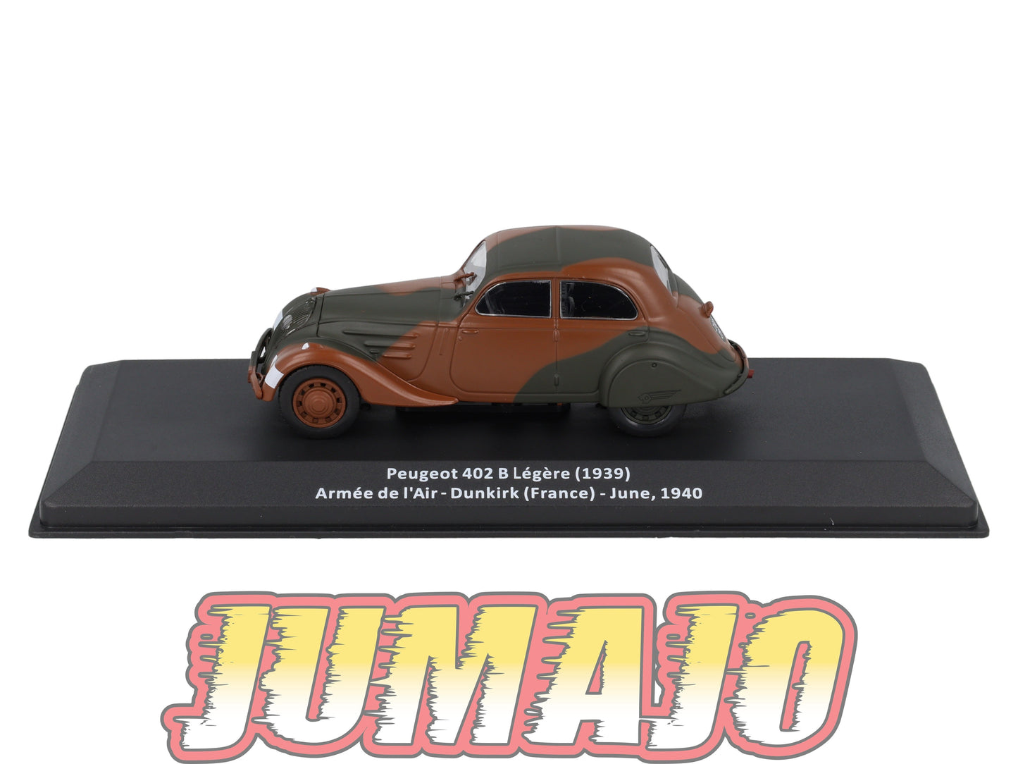 VM58 Voiture 1/43 IXO Altaya Militaire : PEUGEOT 402B Légère Armée de l'Air France 1940