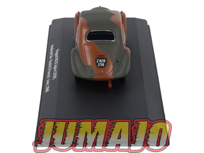 VM58 Voiture 1/43 IXO Altaya Militaire : PEUGEOT 402B Légère Armée de l'Air France 1940