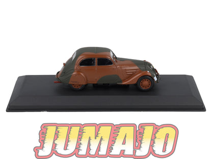 VM58 Voiture 1/43 IXO Altaya Militaire : PEUGEOT 402B Légère Armée de l'Air France 1940
