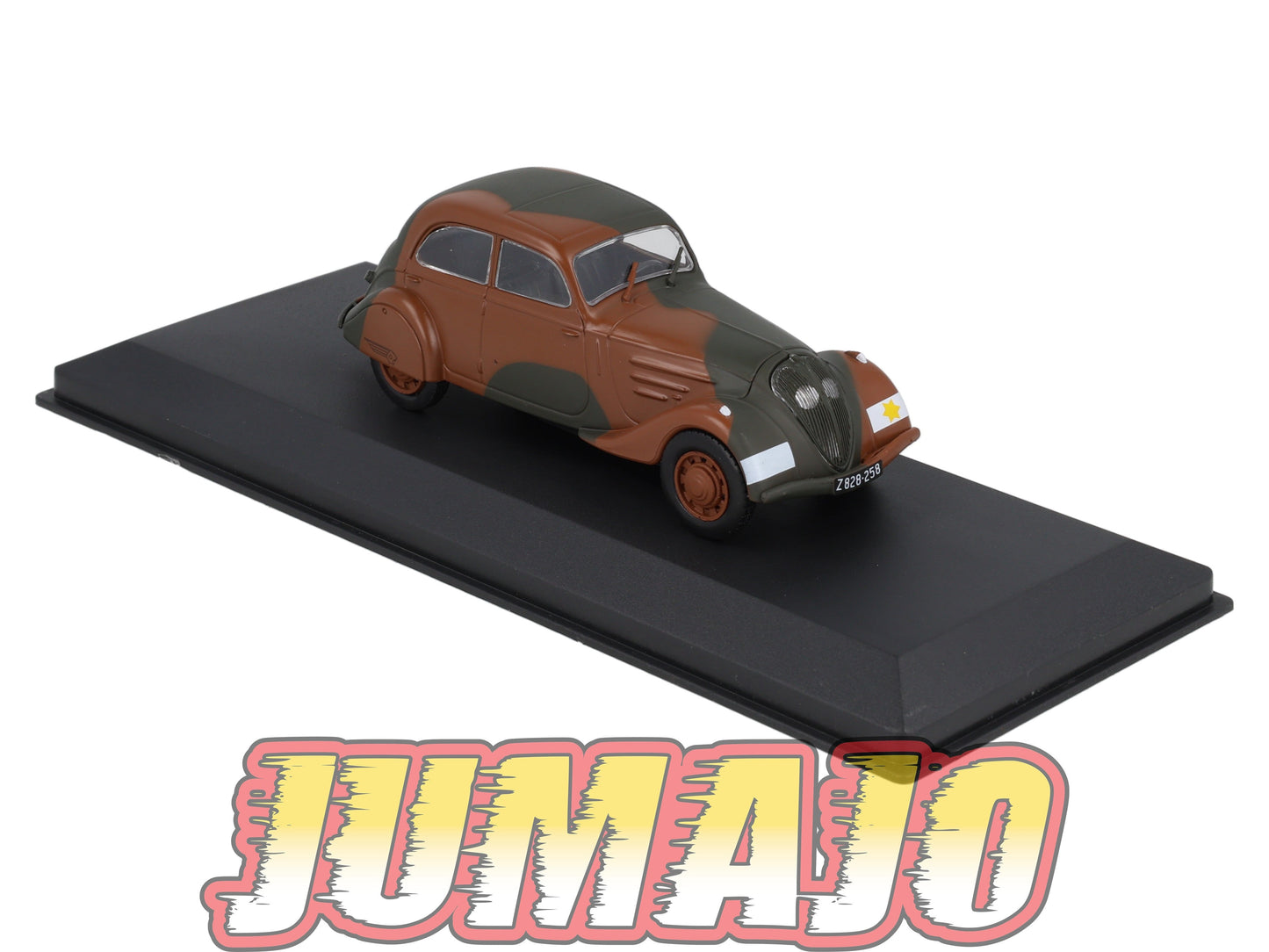VM58 Voiture 1/43 IXO Altaya Militaire : PEUGEOT 402B Légère Armée de l'Air France 1940