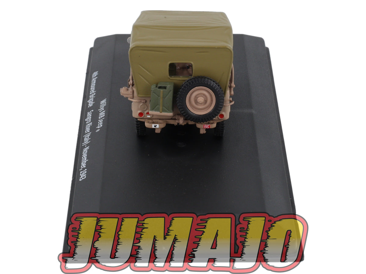 VM59 Voiture 1/43 IXO Altaya Militaire Willys MB Jeep Italie 1943