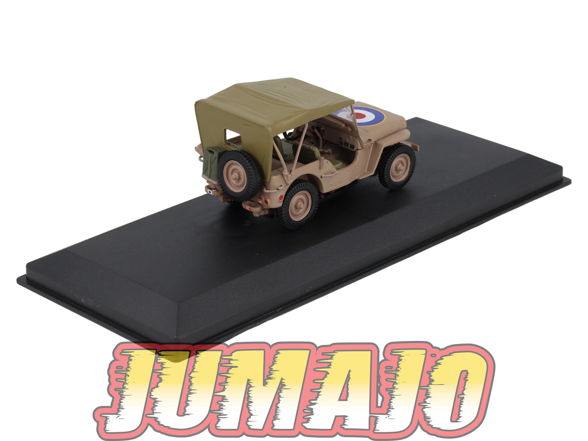 VM59 Voiture 1/43 IXO Altaya Militaire Willys MB Jeep Italie 1943