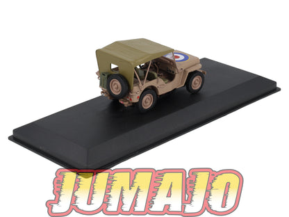 VM59 Voiture 1/43 IXO Altaya Militaire Willys MB Jeep Italie 1943