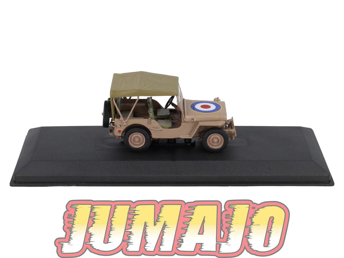 VM59 Voiture 1/43 IXO Altaya Militaire Willys MB Jeep Italie 1943