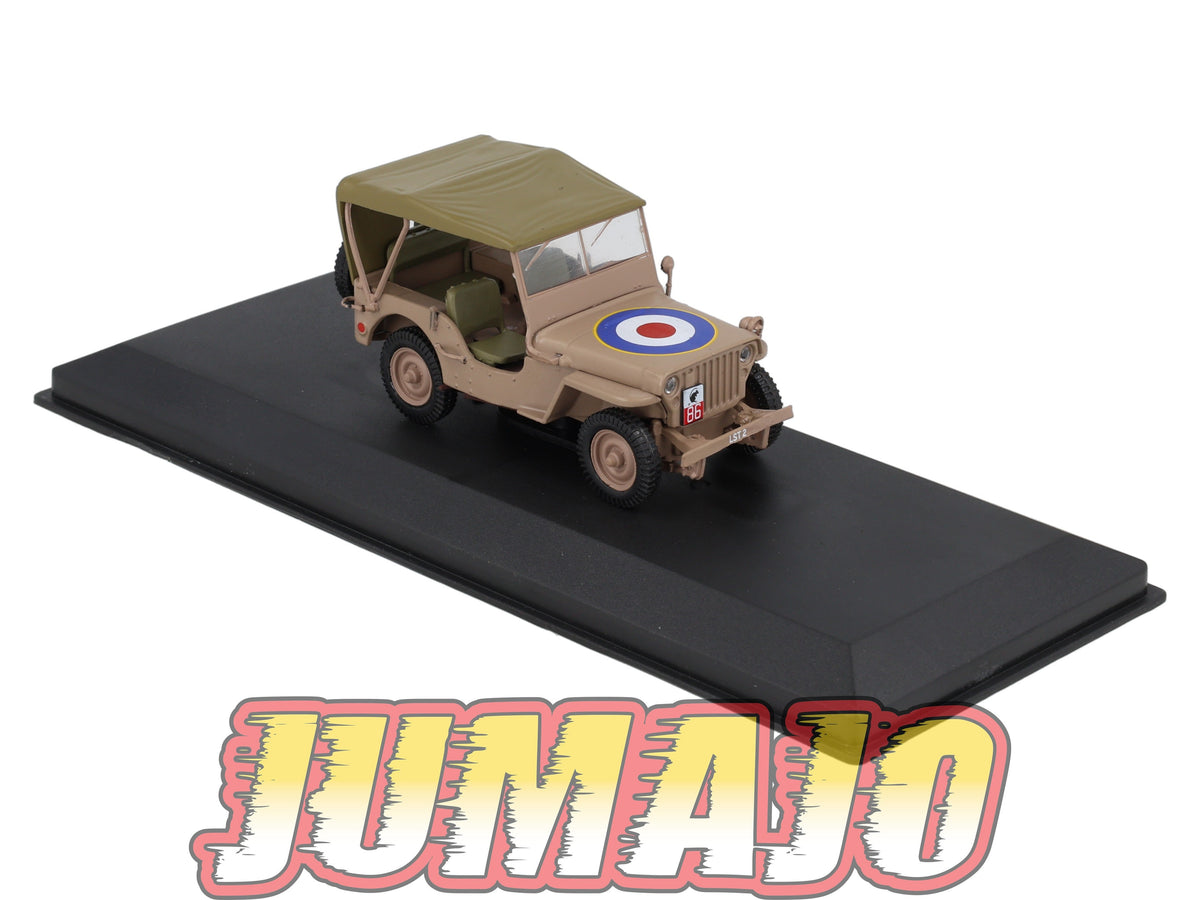 VM59 Voiture 1/43 IXO Altaya Militaire Willys MB Jeep Italie 1943