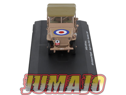 VM59 Voiture 1/43 IXO Altaya Militaire Willys MB Jeep Italie 1943