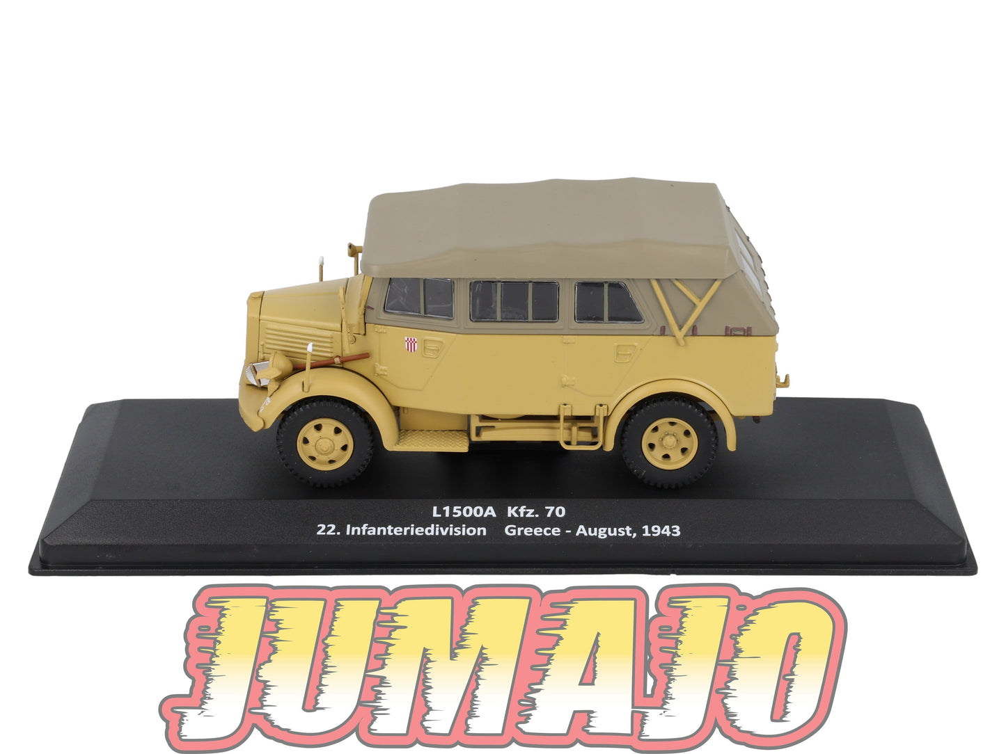 VM61 Voiture 1/43 IXO Altaya Militaire : L1500A Kfz.70 22. Infanteriedivision Grèce 1943