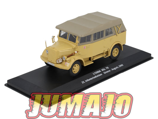 VM61 Voiture 1/43 IXO Altaya Militaire L1500A Kfz.70 Grèce 1943