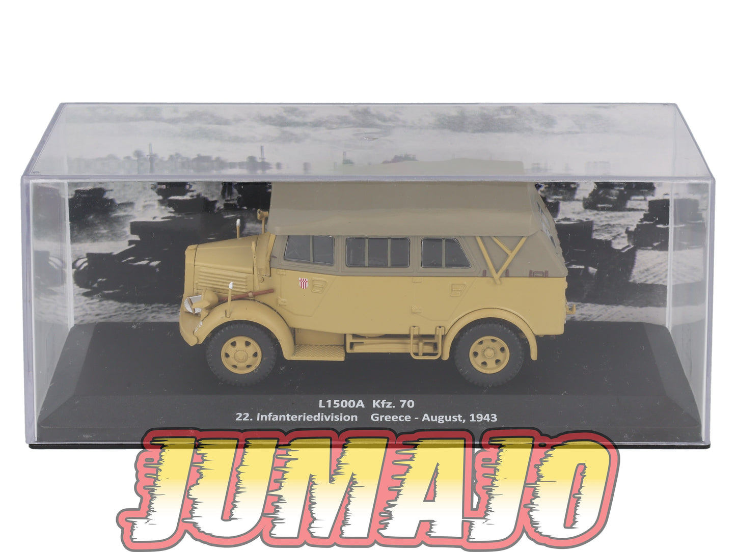 VM61 Voiture 1/43 IXO Altaya Militaire : L1500A Kfz.70 22. Infanteriedivision Grèce 1943