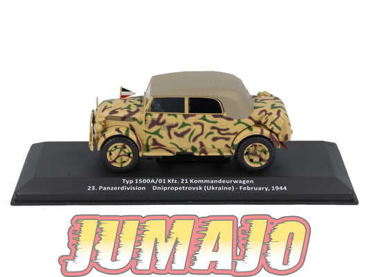 VM65 Voiture 1/43 IXO Altaya Militaire Type 1500A Kfz.21 Ukraine 1944