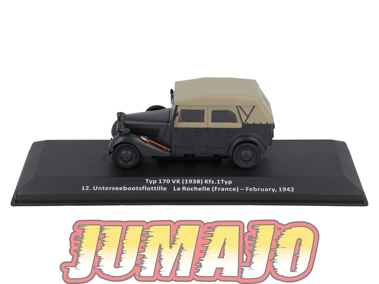VM68 Voiture 1/43 IXO Altaya Militaire : Typ 170 VK Kfz.1 Unterseebootsflottille France 1942