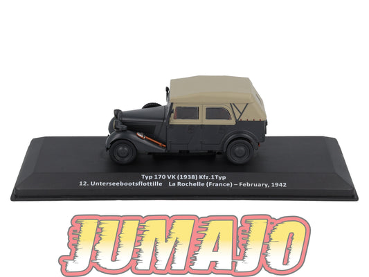 VM68 Voiture 1/43 IXO Altaya Militaire Typ 170 VK Kfz.1 France 1942