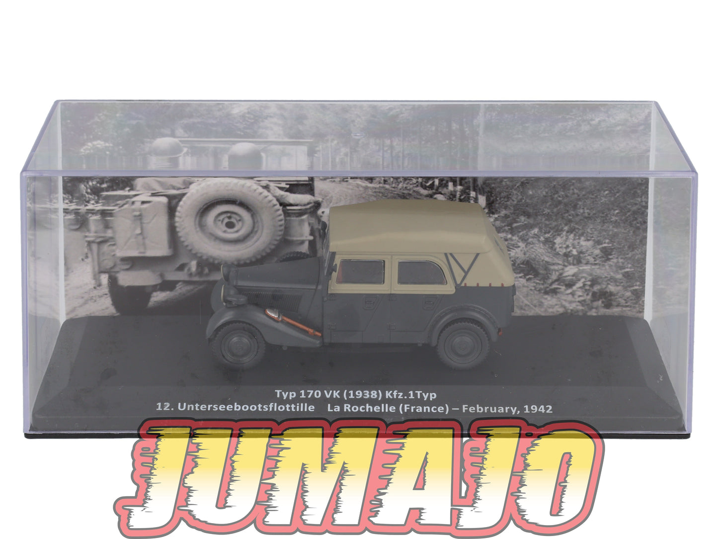 VM68 Voiture 1/43 IXO Altaya Militaire : Typ 170 VK Kfz.1 Unterseebootsflottille France 1942