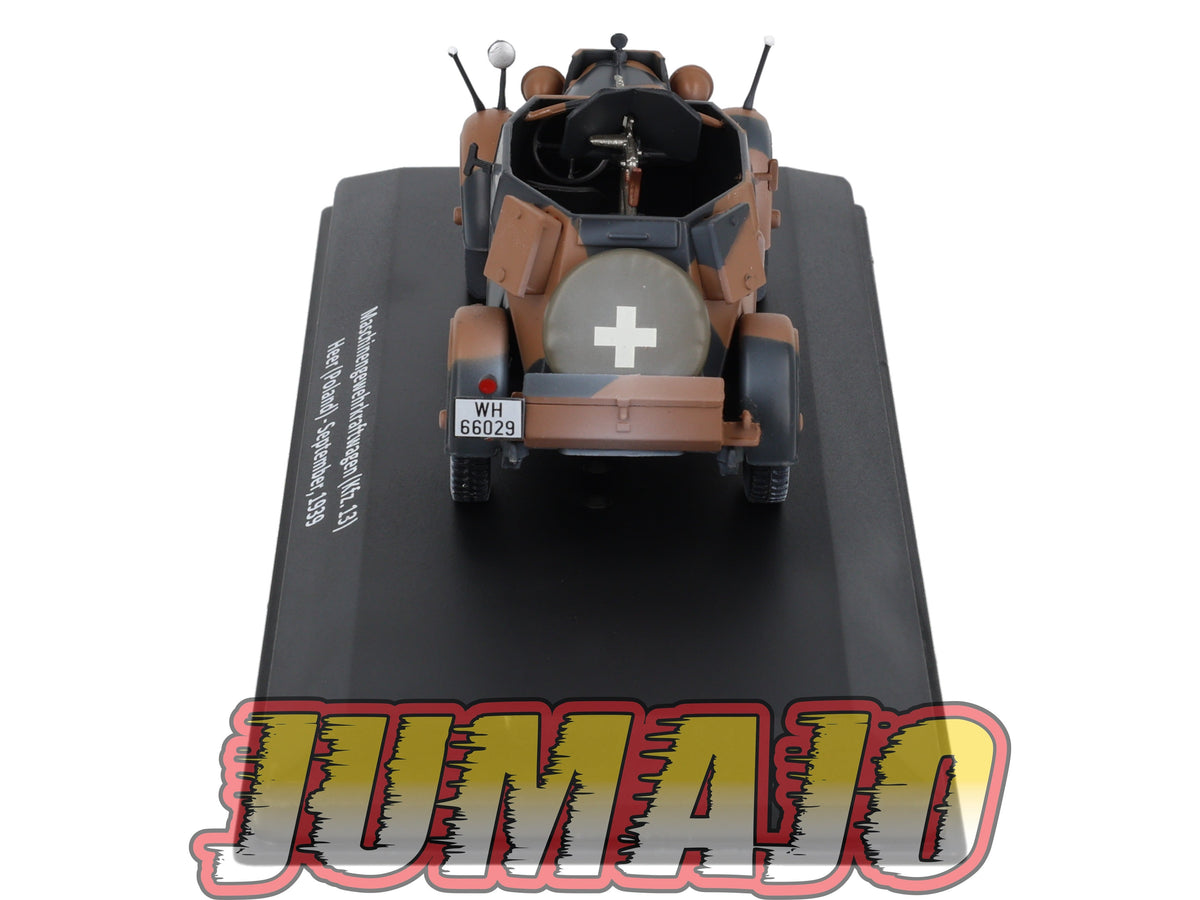 VM75 Voiture 1/43 IXO Altaya Militaire Kfz.13 Maschinengewehrkraftwagen Pologne 1939