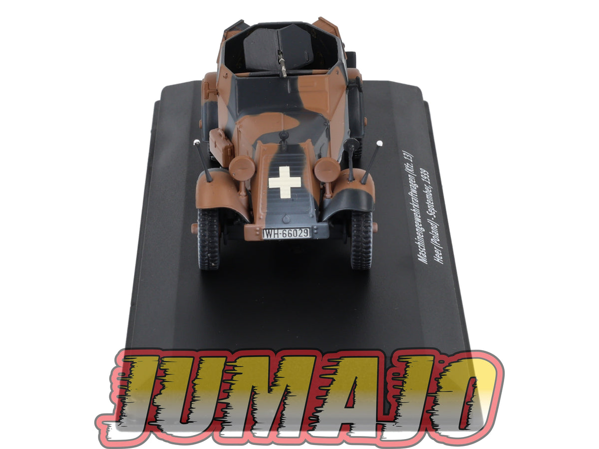 VM75 Voiture 1/43 IXO Altaya Militaire Kfz.13 Maschinengewehrkraftwagen Pologne 1939