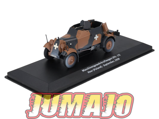 VM75 Voiture 1/43 IXO Altaya Militaire Kfz.13 Maschinengewehrkraftwagen Pologne 1939