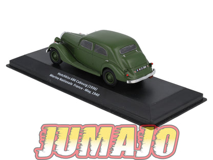 VM7 Voiture 1/43 IXO Altaya Militaire HOTCHKISS 686 Cabourg France 1940