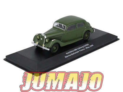 VM7 Voiture 1/43 IXO Altaya Militaire HOTCHKISS 686 Cabourg France 1940