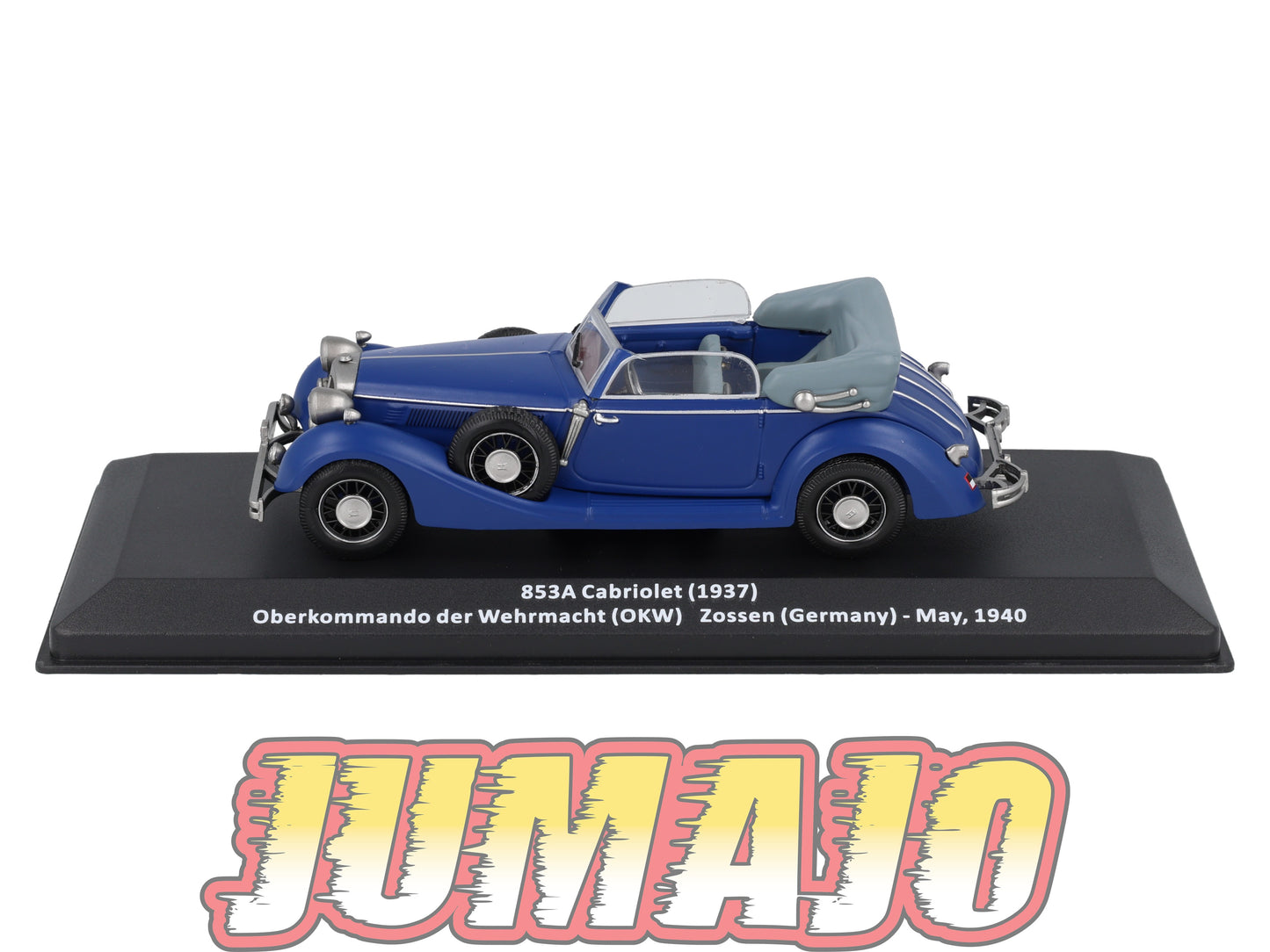 VM82 Voiture 1/43 IXO Altaya Militaires HORCH 853 A Cabriolet Allemagne 1940