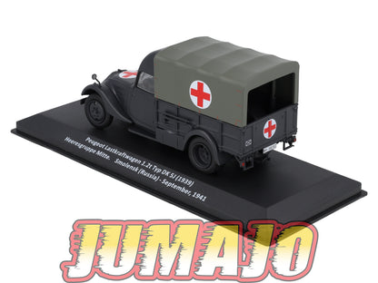 VM87 Voiture 1/43 IXO Altaya Militaire PEUGEOT Lastkraftwagen 1.2T TYP DK 5J Russie 1941