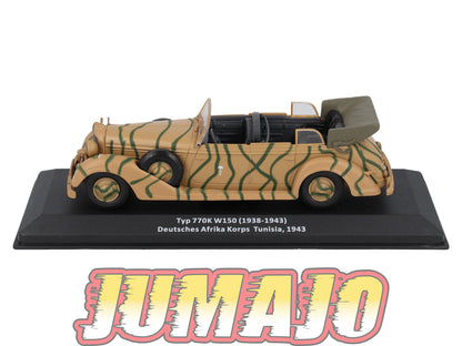 VM8 Voiture 1/43 IXO Altaya Militaire TYP 770K W150 Tunisie 1943