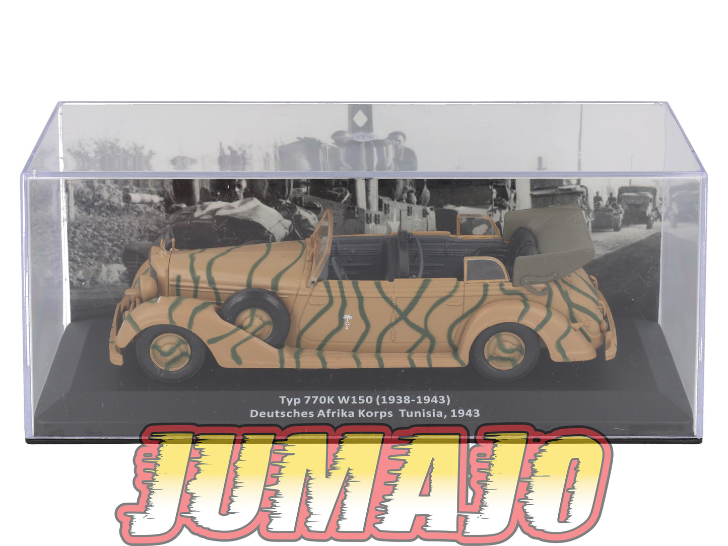 VM8 Voiture 1/43 IXO Altaya Militaire TYP 770K W150 Tunisie 1943