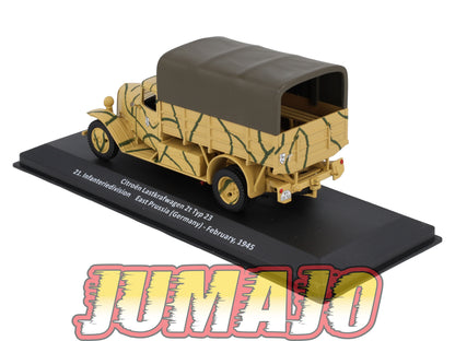 VM90 Voiture 1/43 IXO Altaya Militaire CITROEN Lastkrafwagen 2T TYP 23 Allemagne 1945