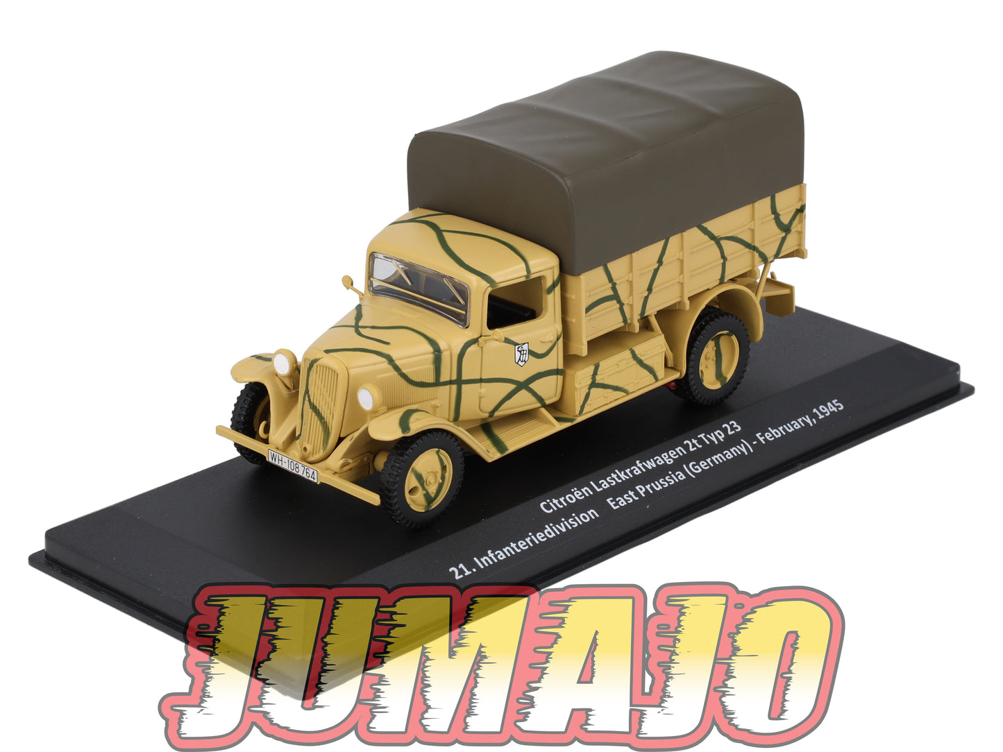VM90 Voiture 1/43 IXO Altaya Militaire CITROEN Lastkrafwagen 2T TYP 23 Allemagne 1945
