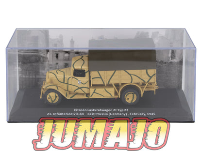 VM90 Voiture 1/43 IXO Altaya Militaire CITROEN Lastkrafwagen 2T TYP 23 Allemagne 1945