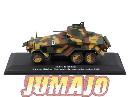 VM91 Voiture 1/43 IXO Altaya Militaires SD.KFZ.231 6 RAD Allemagne 1936