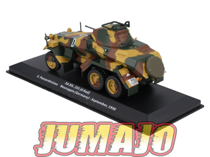 VM91 Voiture 1/43 IXO Altaya Militaires SD.KFZ.231 6 RAD Allemagne 1936