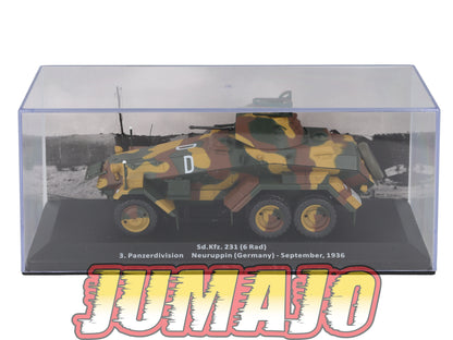 VM91 Voiture 1/43 IXO Altaya Militaires SD.KFZ.231 6 RAD Allemagne 1936
