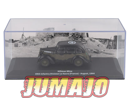VM93 Voiture 1/43 IXO Altaya Militaires HILLMAN Minx France 1944