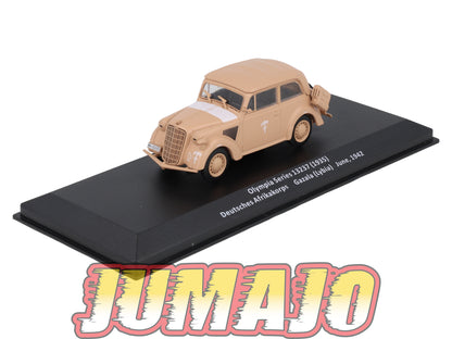 VM98 Voiture 1/43 IXO Altaya Militaires OLYMPIA Series 13237 Afrikakorps Libye 1942
