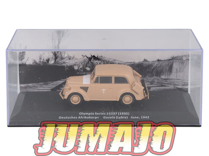 VM98 Voiture 1/43 IXO Altaya Militaires OLYMPIA Series 13237 Afrikakorps Libye 1942