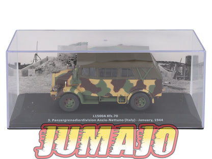 VM99 Voiture 1/43 IXO Altaya Militaires L1500A Kfz.70 Italie 1944