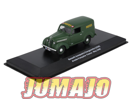 VM9 Voiture 1/43 IXO Altaya Militaire RENAULT Juvaquatre Fourgonette France 1940