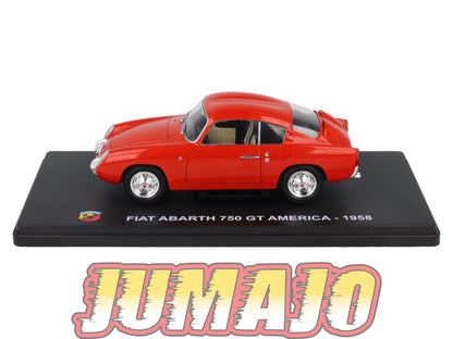 VQA10 Voiture 1/24 Hachette Abarth : Fiat Abarth 2000 SE019 - Mugello (1970)