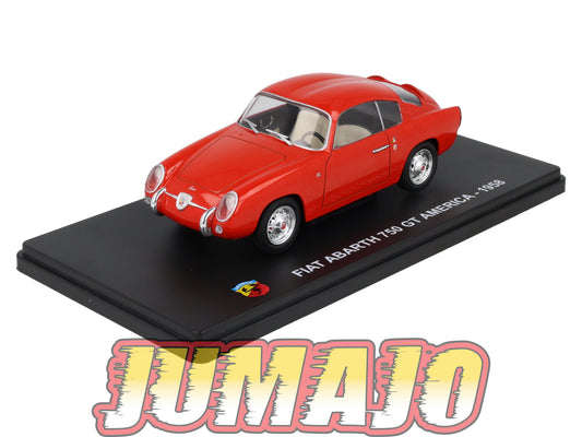 VQA10 Voiture 1/24 Hachette Abarth : Fiat Abarth 2000 SE019 - Mugello (1970)