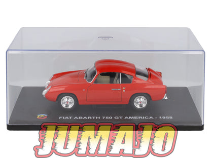 VQA10 Voiture 1/24 Hachette Abarth : Fiat Abarth 2000 SE019 - Mugello (1970)