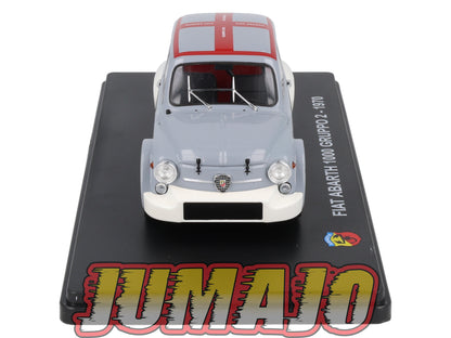 VQA1 Voiture 1/24 Hachette Abarth : Fiat Abarth 1000 Gruppo 2 (1970)