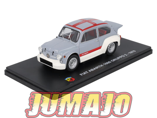VQA1 Voiture 1/24 Hachette Abarth : Fiat Abarth 1000 Gruppo 2 (1970)