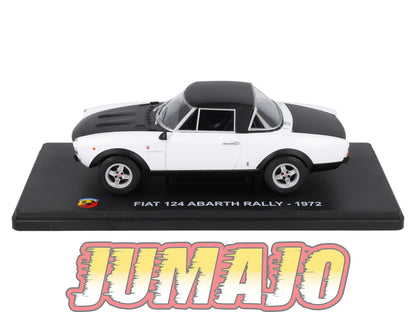 VQA2 Voiture 1/24 Hachette Abarth : Fiat 124 Abarth Rally (1972)
