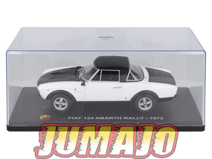 VQA2 Voiture 1/24 Hachette Abarth : Fiat 124 Abarth Rally (1972)